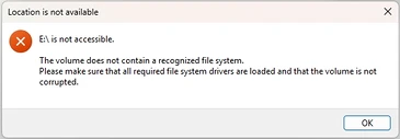 rufus ubuntu writing warning message