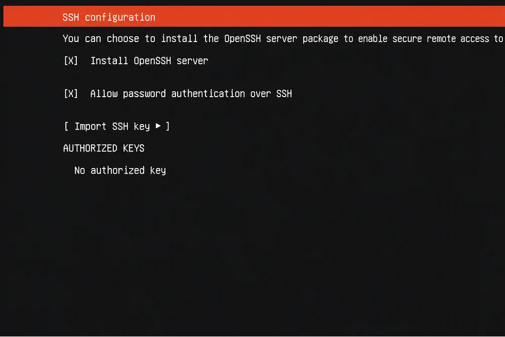 ubuntu server install openssh