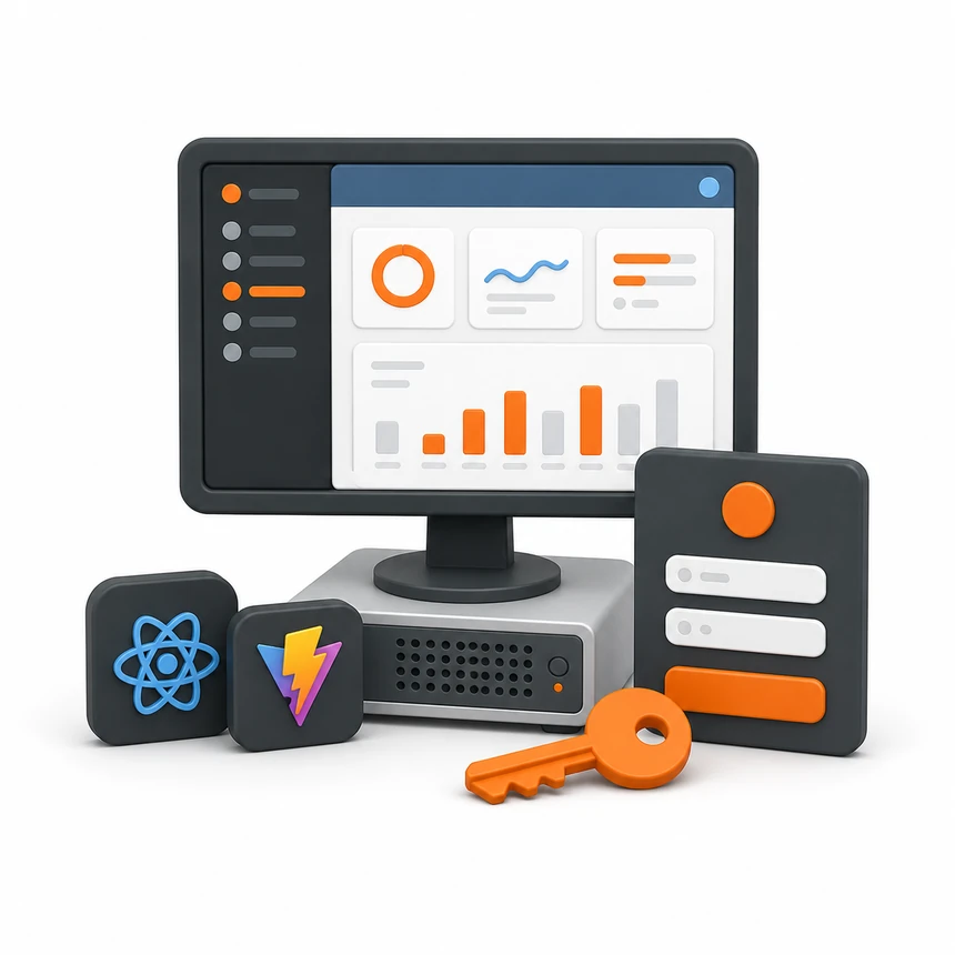 2단계: Login과 Admin Dashboard 화면 먼저 만들기